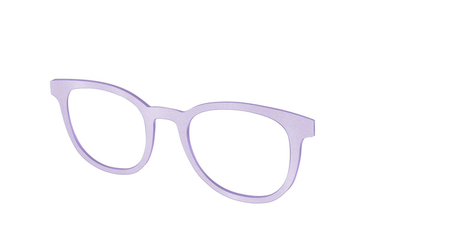 The Lavender Shimmer - Angle Top Image - Pair Eyewear