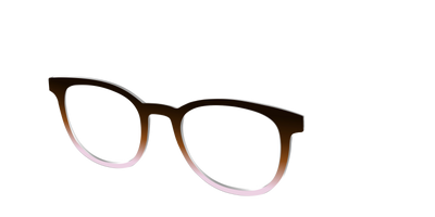 The Mocha to Meringue Gradient - Angle Top Thumbnail - Pair Eyewear