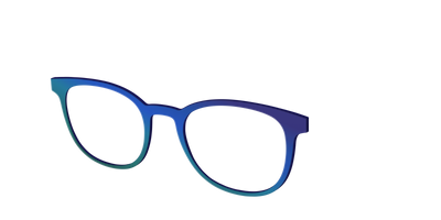 The Peacock Ombre - Angle Top Thumbnail - Pair Eyewear