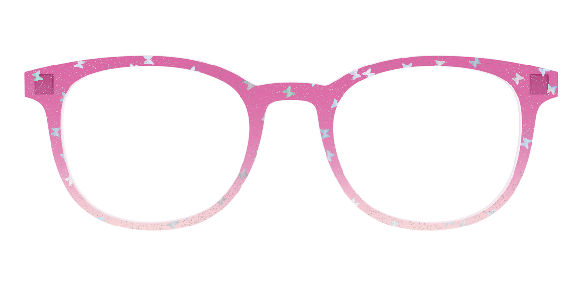 The Pink Butterfly Sparkle Crystal - Front Top Image - Pair Eyewear