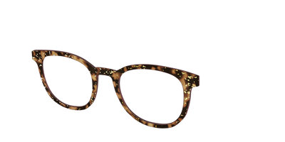 The Sandalwood Tortoise with Gold Foil - Angle Top Thumbnail - Pair Eyewear