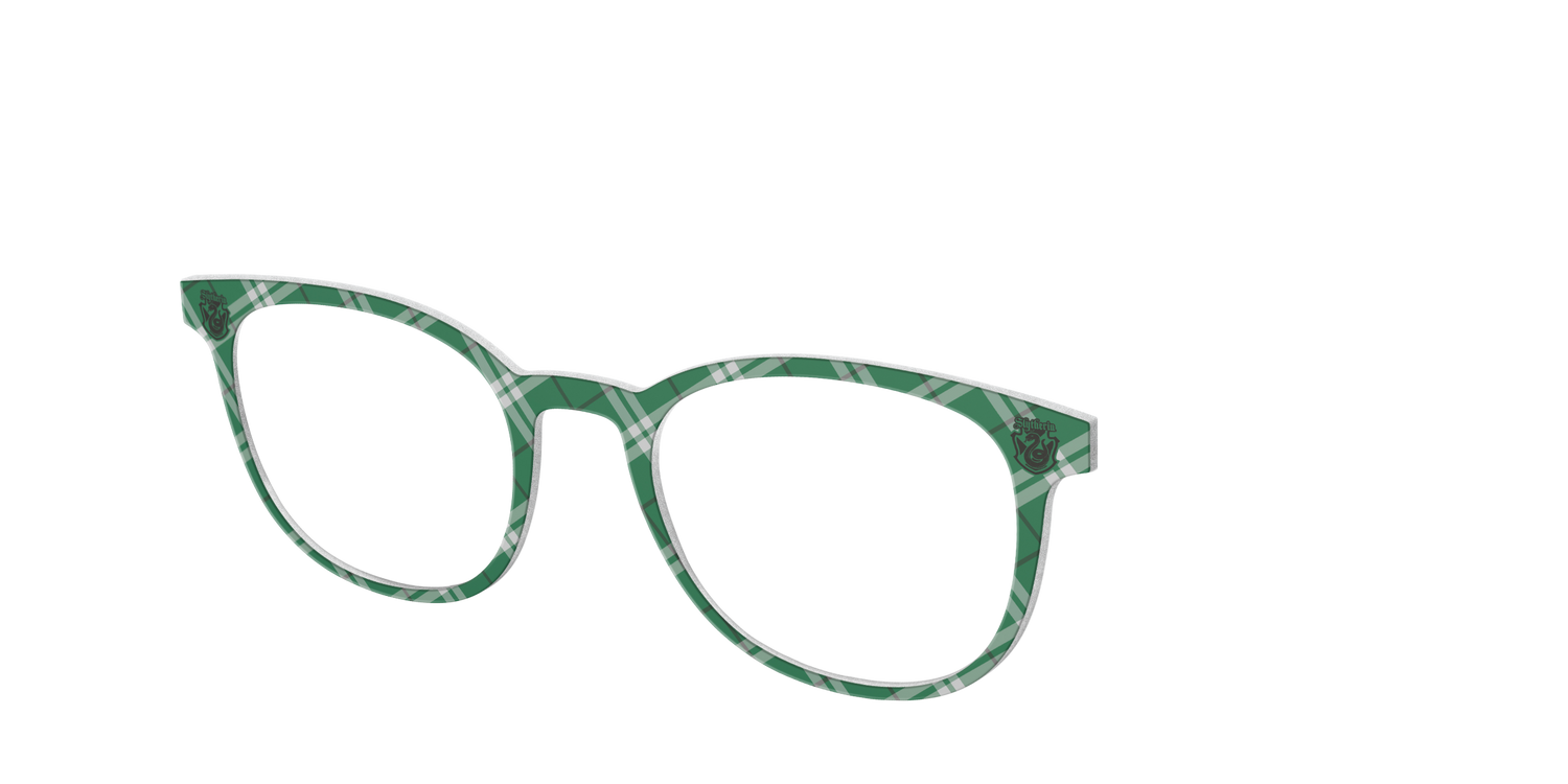 The Slytherin™ Plaid - Angle Top Image - Pair Eyewear