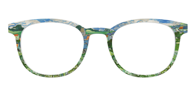 The View of Auvers-Sur-Oise - Front Top Thumbnail - Pair Eyewear