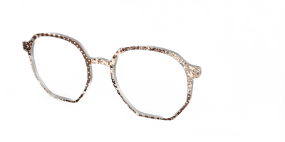 The Chestnut Patchwork - Angle Top Thumbnail - Pair Eyewear