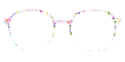 The Delicate Flower Crown with Butterfly Glitter - Front Top Thumbnail - Pair Eyewear