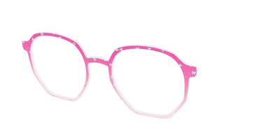 The Pink Butterfly Sparkle Crystal - Angle Top Thumbnail - Pair Eyewear
