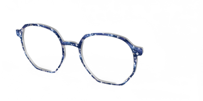 The Sapphire Stars Bokeh - Angle Top Thumbnail - Pair Eyewear
