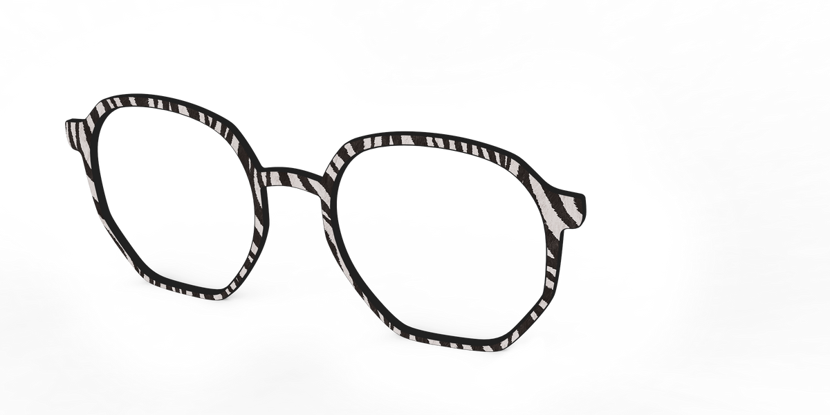 The Zebra Stripes - Angle Top Image - Pair Eyewear