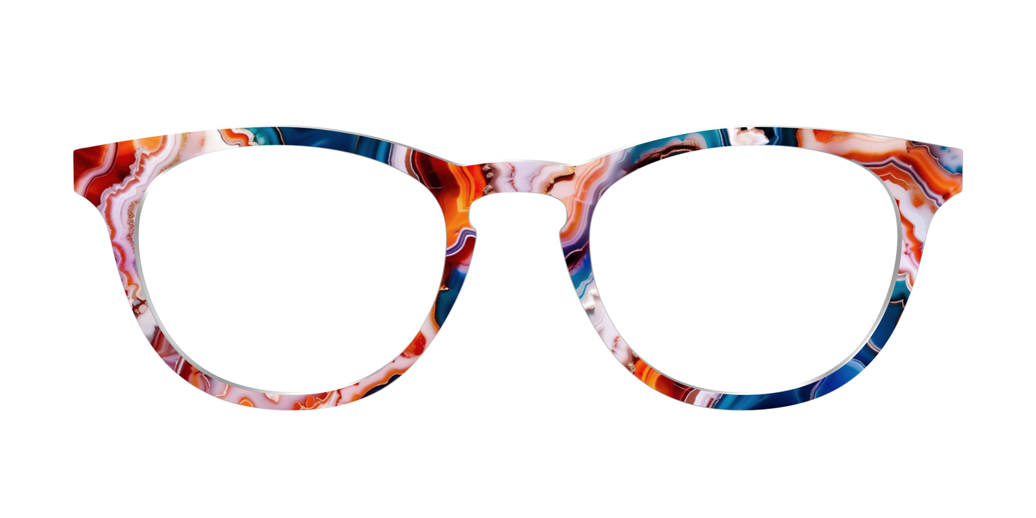 The Abroad Agate - Front Top Image - Pair Eyewear