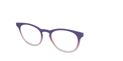 The Acai to Blush Gradient - Angle Top Thumbnail - Pair Eyewear