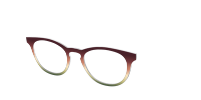 The Acorn to Moss Gradient - Angle Top Thumbnail - Pair Eyewear
