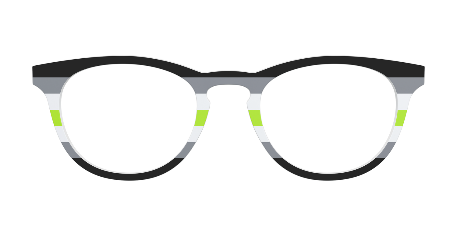 The Agender Flag - Front Top Image - Pair Eyewear