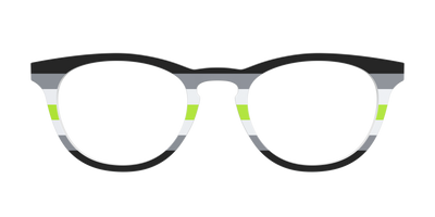 The Agender Flag - Front Top Thumbnail - Pair Eyewear