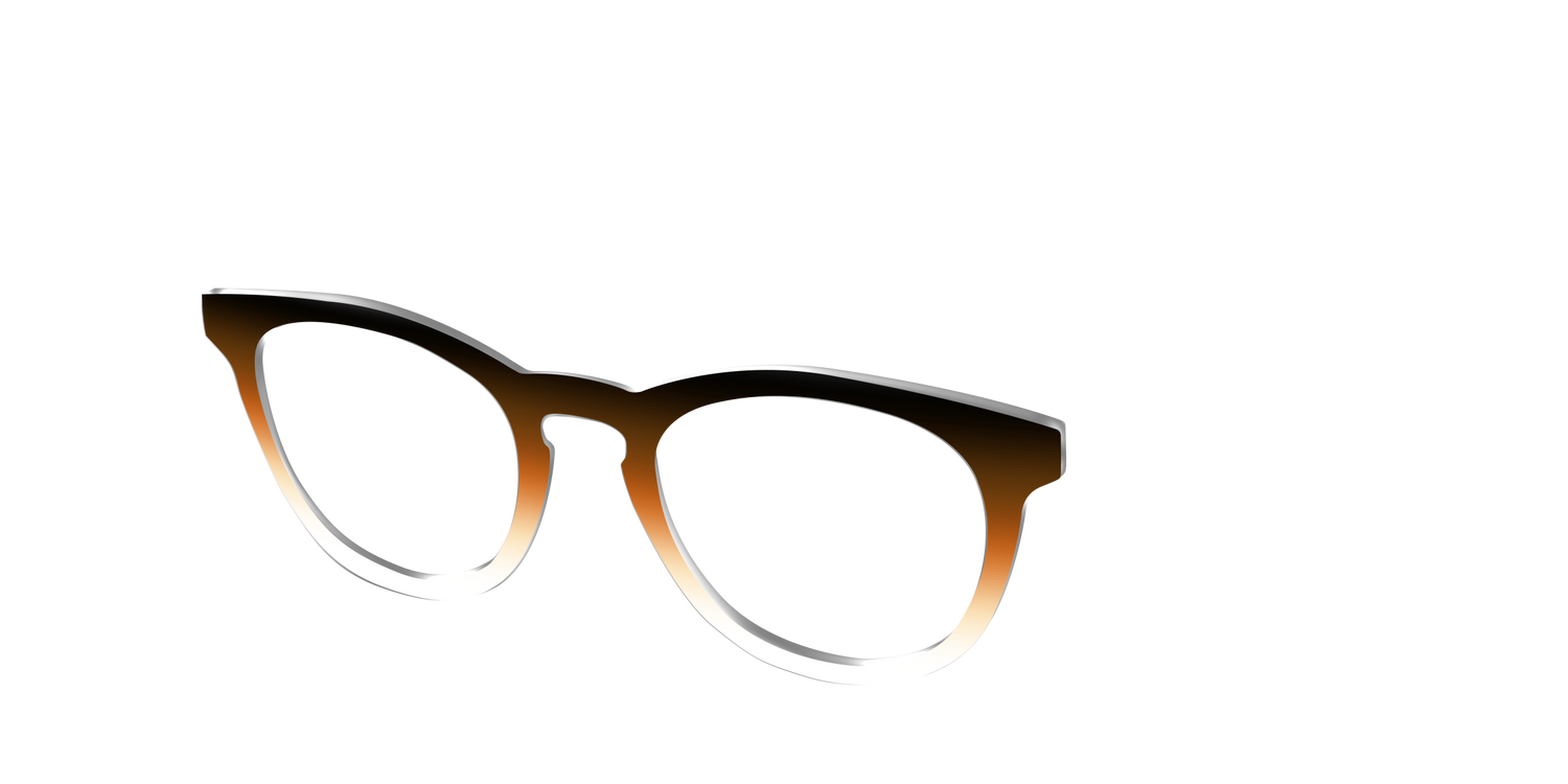 The Bear Pride Gradient - Angle Top Image - Pair Eyewear