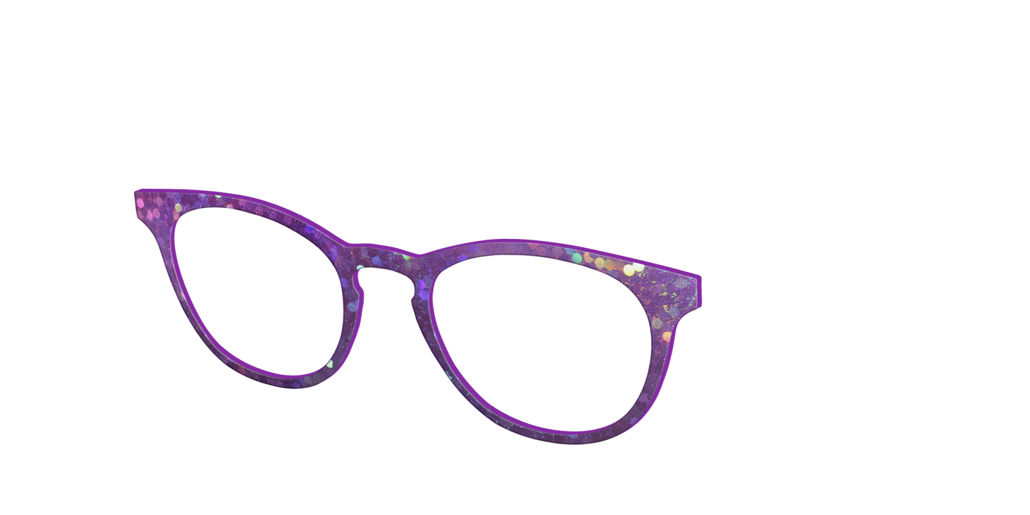 The Berry Jam Hexagons - Angle Top Image - Pair Eyewear