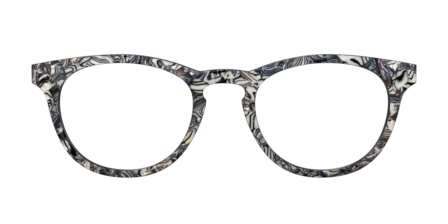 The B&W Pearl Agate - Front Top Image - Pair Eyewear