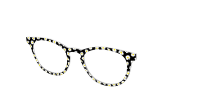 The Black Daisy - Angle Top Thumbnail - Pair Eyewear