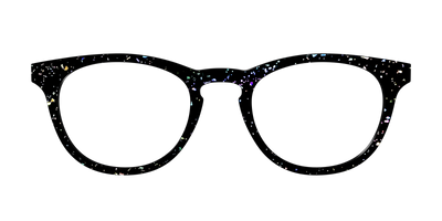 The Black Holographic Flakes - Front Top Thumbnail - Pair Eyewear