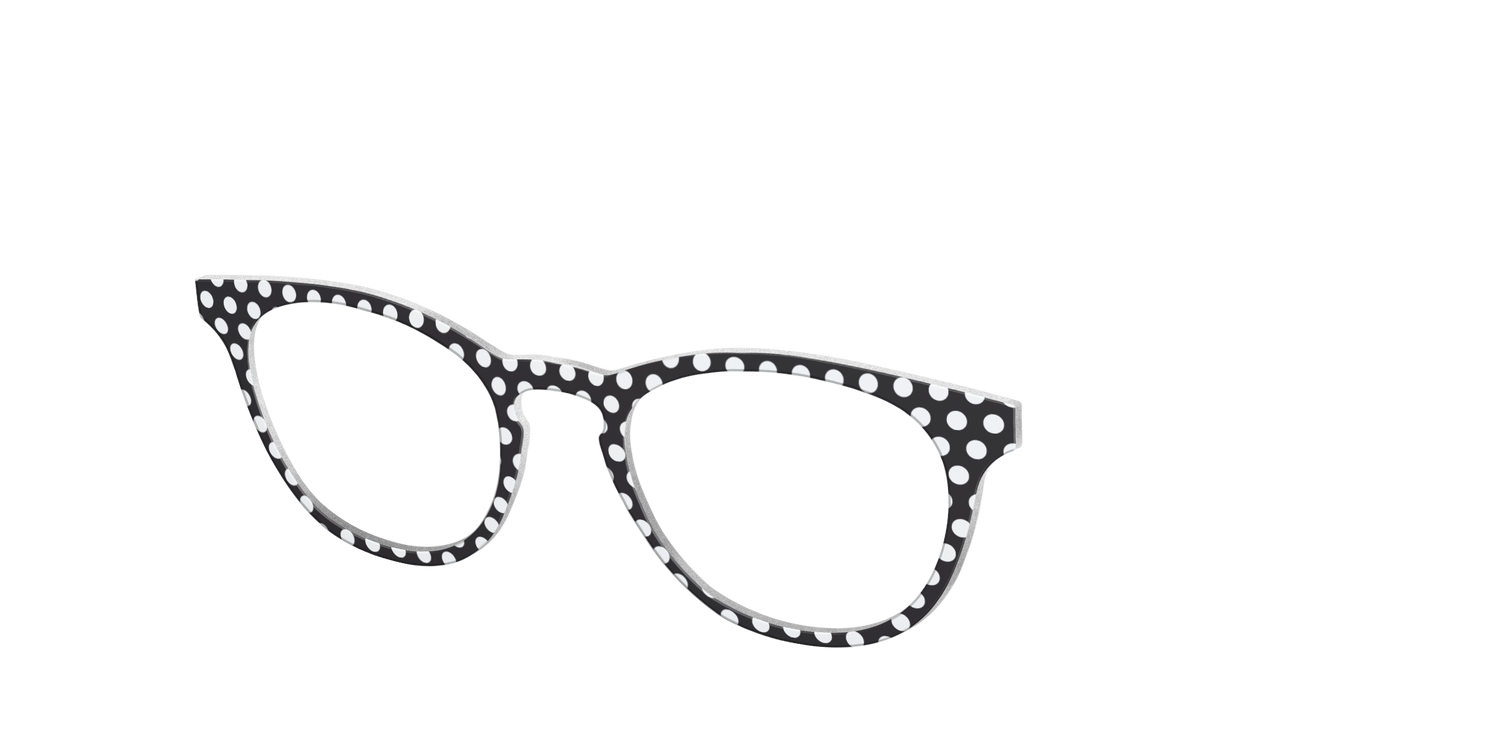 The Black Polka Dots - Angle Top Image - Pair Eyewear