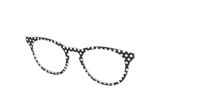 The Black Polka Dots - Angle Top Thumbnail - Pair Eyewear