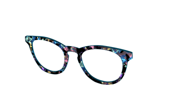 The Black Prismatic Pearl Tortoise - Angle Top Thumbnail - Pair Eyewear