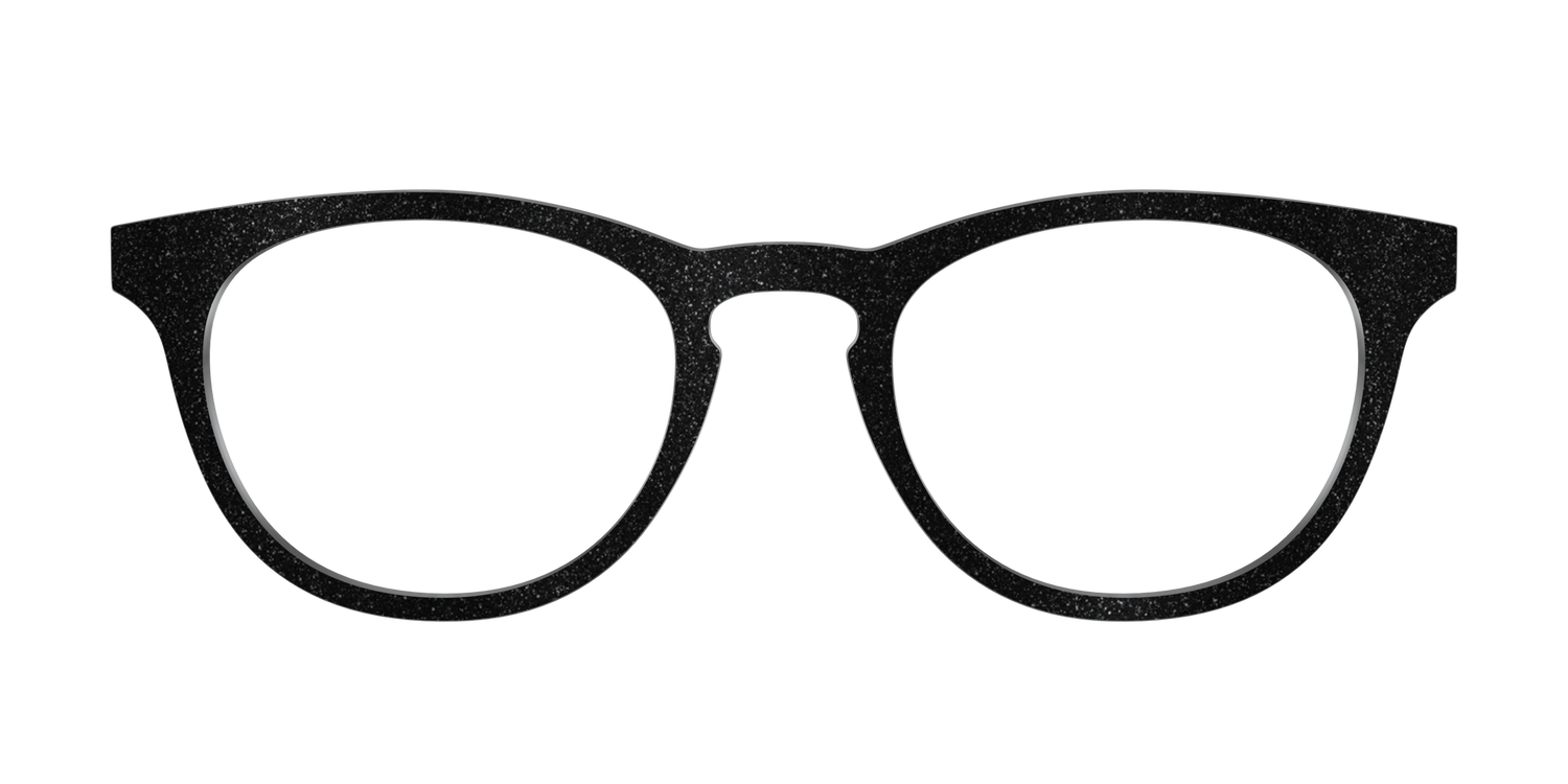 The Black Shimmer - Front Top Image - Pair Eyewear
