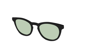 The Black With Sage Green Lens - Angle Top Thumbnail - Pair Eyewear