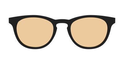 The Black With Umber Brown Lens - Front Top Thumbnail - Pair Eyewear