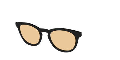The Black With Umber Brown Lens - Angle Top Thumbnail - Pair Eyewear
