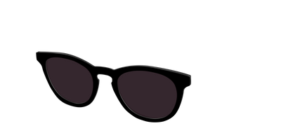 The Black with Urban Explorer Lens - Angle Top Thumbnail - Pair Eyewear