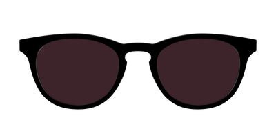 The Black with Water Lens - Front Top Thumbnail - Pair Eyewear
