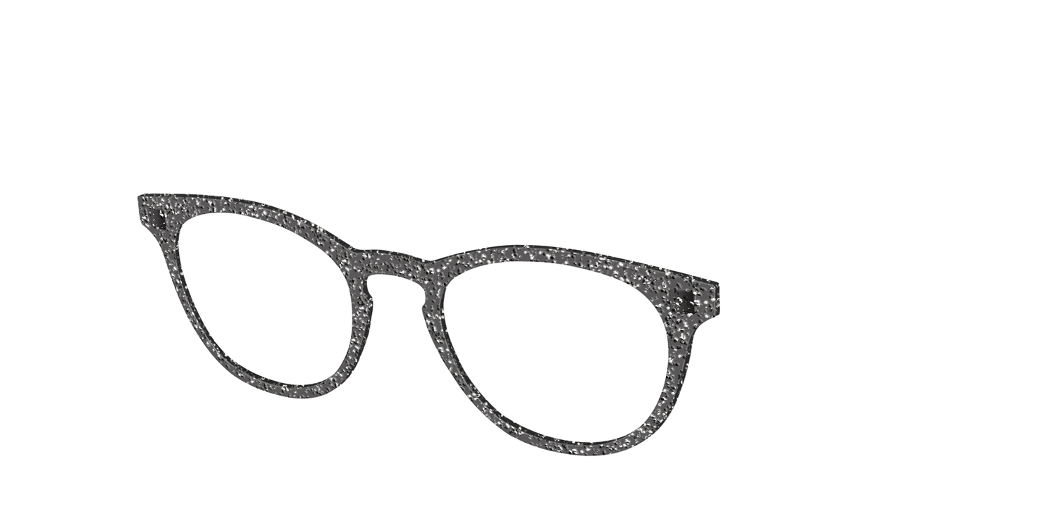 The Black Sparkle - Angle Top Image - Pair Eyewear