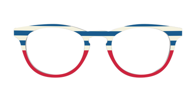 The Bold Stripes Split - Front Top Thumbnail - Pair Eyewear