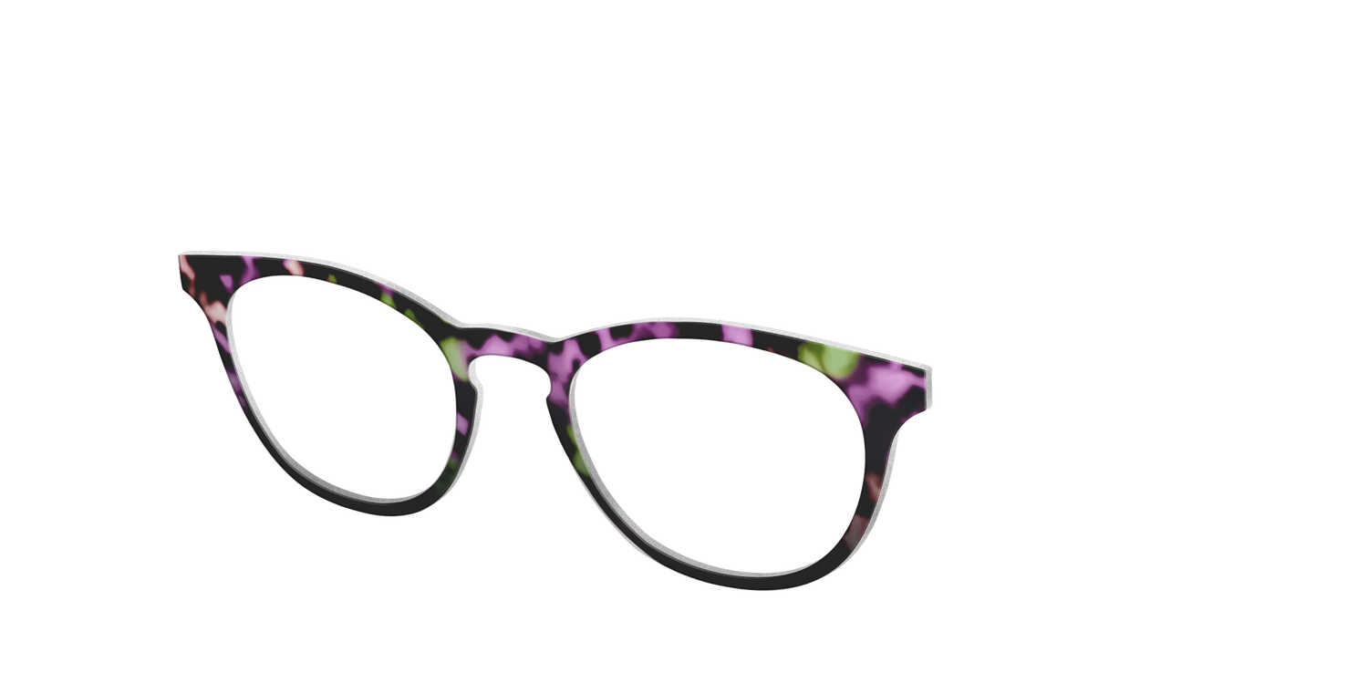The Boysenberry Tortoise - Angle Top Image - Pair Eyewear