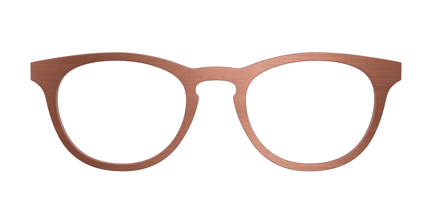 The Brushed Champagne - Front Top Image - Pair Eyewear