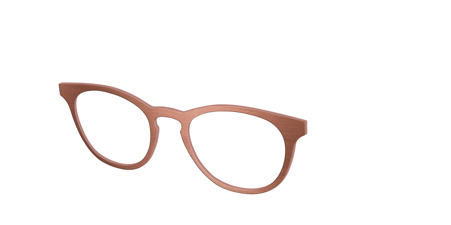 The Brushed Champagne - Angle Top Image - Pair Eyewear