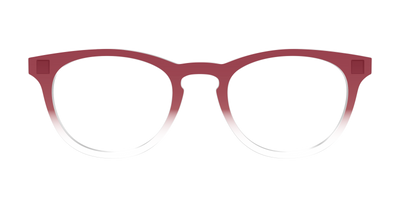 The Burgundy Gradient Crystal - Front Top Thumbnail - Pair Eyewear