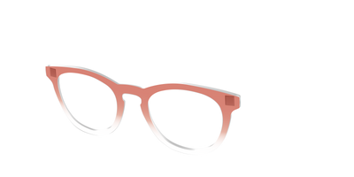 The Burnt Orange Gradient Crystal - Angle Top Thumbnail - Pair Eyewear