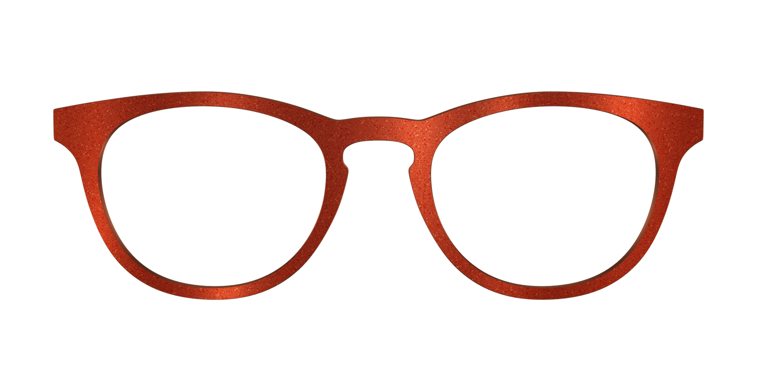 The Burnt Orange Shimmer - Front Top Image - Pair Eyewear