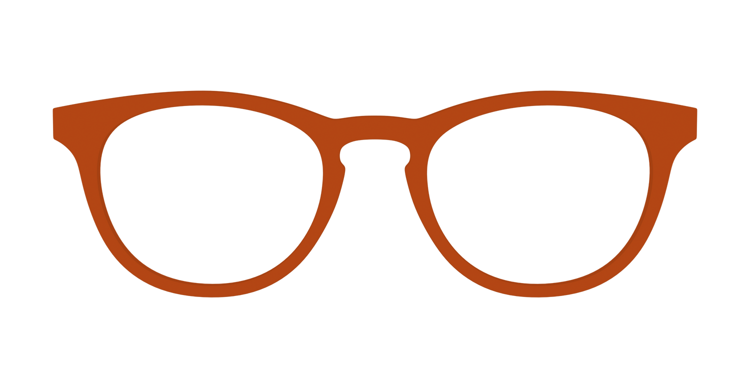 The Burnt Orange - Front Top Image - Pair Eyewear