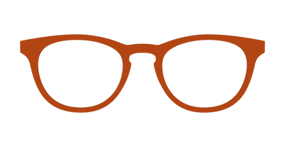 The Burnt Orange - Front Top Thumbnail - Pair Eyewear