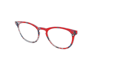 The Captain America Splatter - Angle Top Thumbnail - Pair Eyewear