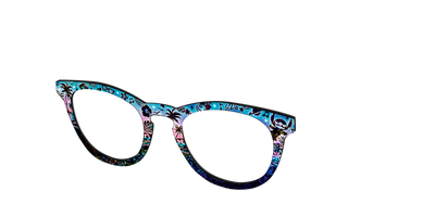 Catching Waves After Dark Holographic - Angle Top Thumbnail - Pair Eyewear