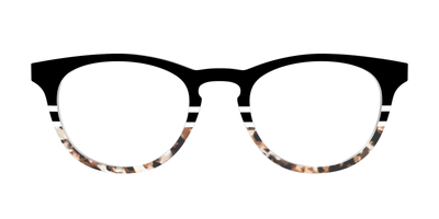 The Chic Tortoise Crystal Split - Front Top Thumbnail - Pair Eyewear