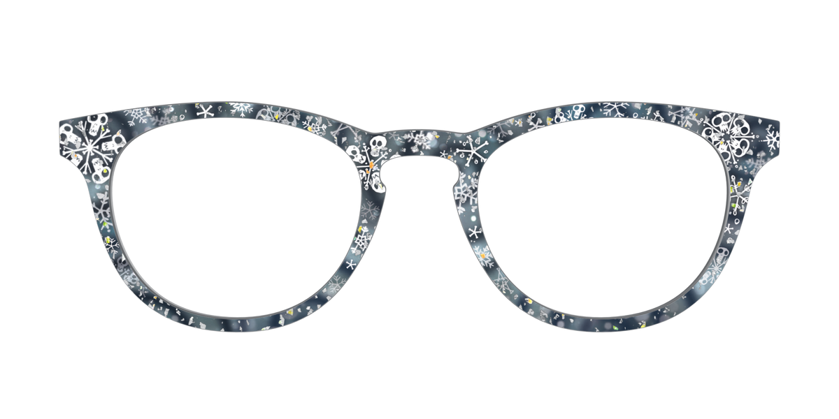 The Christmas Town Snow Globe with Holographic Glitter - Front Top Image - Pair Eyewear