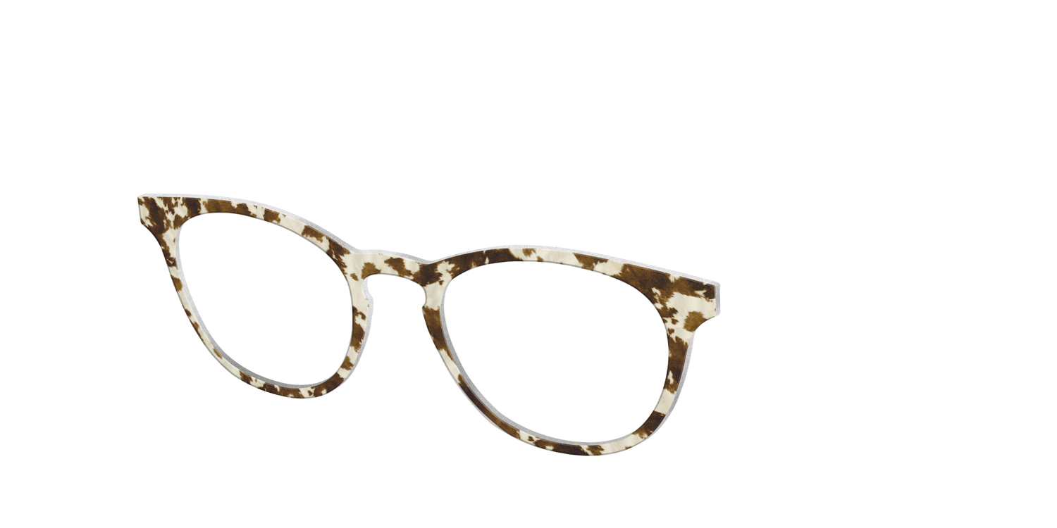 The Cowhide - Angle Top Image - Pair Eyewear
