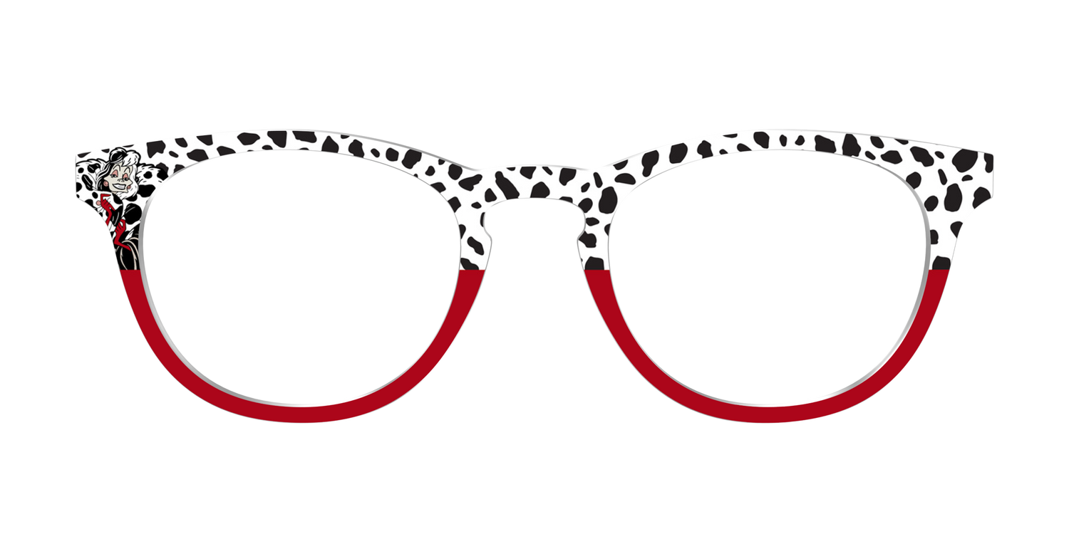 Cruella's Wicked Glamour Split - Front Top Image - Pair Eyewear