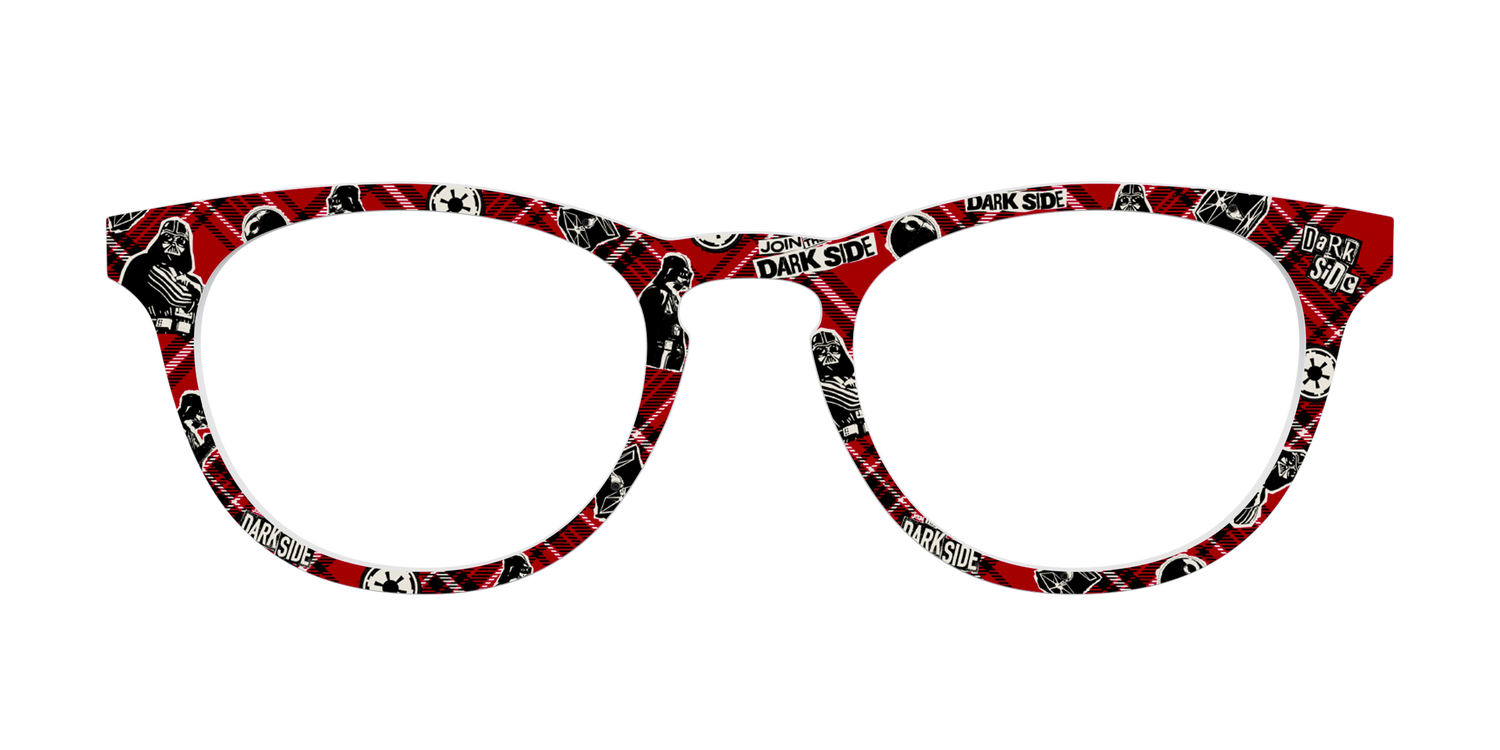 Dark Side Plaid - Front Top Image - Pair Eyewear