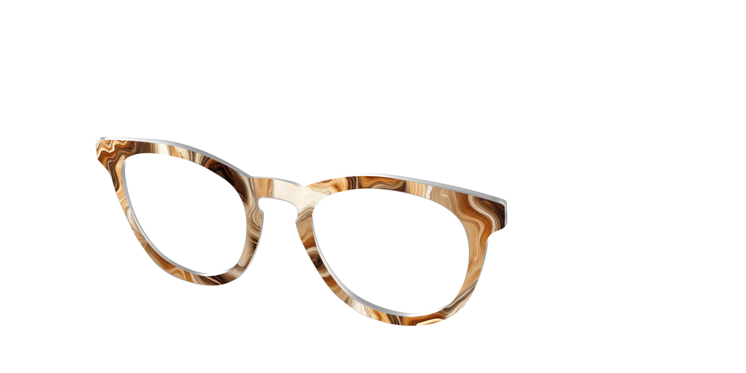 The Espresso Marble - Angle Top Image - Pair Eyewear