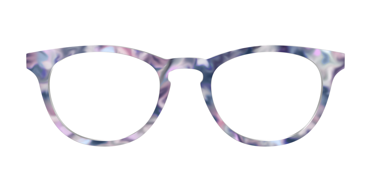 The Frosted Rosebud Gradient - Front Top Image - Pair Eyewear